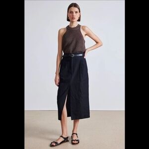 Apiece Apart Arkada Skirt - Size 8 - Black